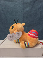 Ty Beanie Boos Jamal Camel 6" Plush Gold Glitter Eyes Retired 2014 MWMT 36155