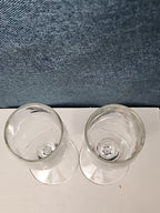 Set of 6 Classic Champagne Flutes | 6oz Trumpet Shape | Elegant Clear Glass Stem