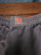 DC Comics Superman Boys Athletic Shorts Size S 6/7 Grey Red Mesh Gym Shorts