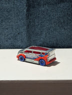 Hot Wheels Speed Box (2012) | Red White & Blue "Super Chromes" |Diecast Van
