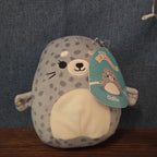 Squishmallows Odile Seal 11" Spotted Plush Kawaii NWT KellyToy