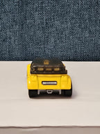 Hot Wheels Super Gnat | 2013 HW Stunt Track Aces | Yellow #55 Race Car