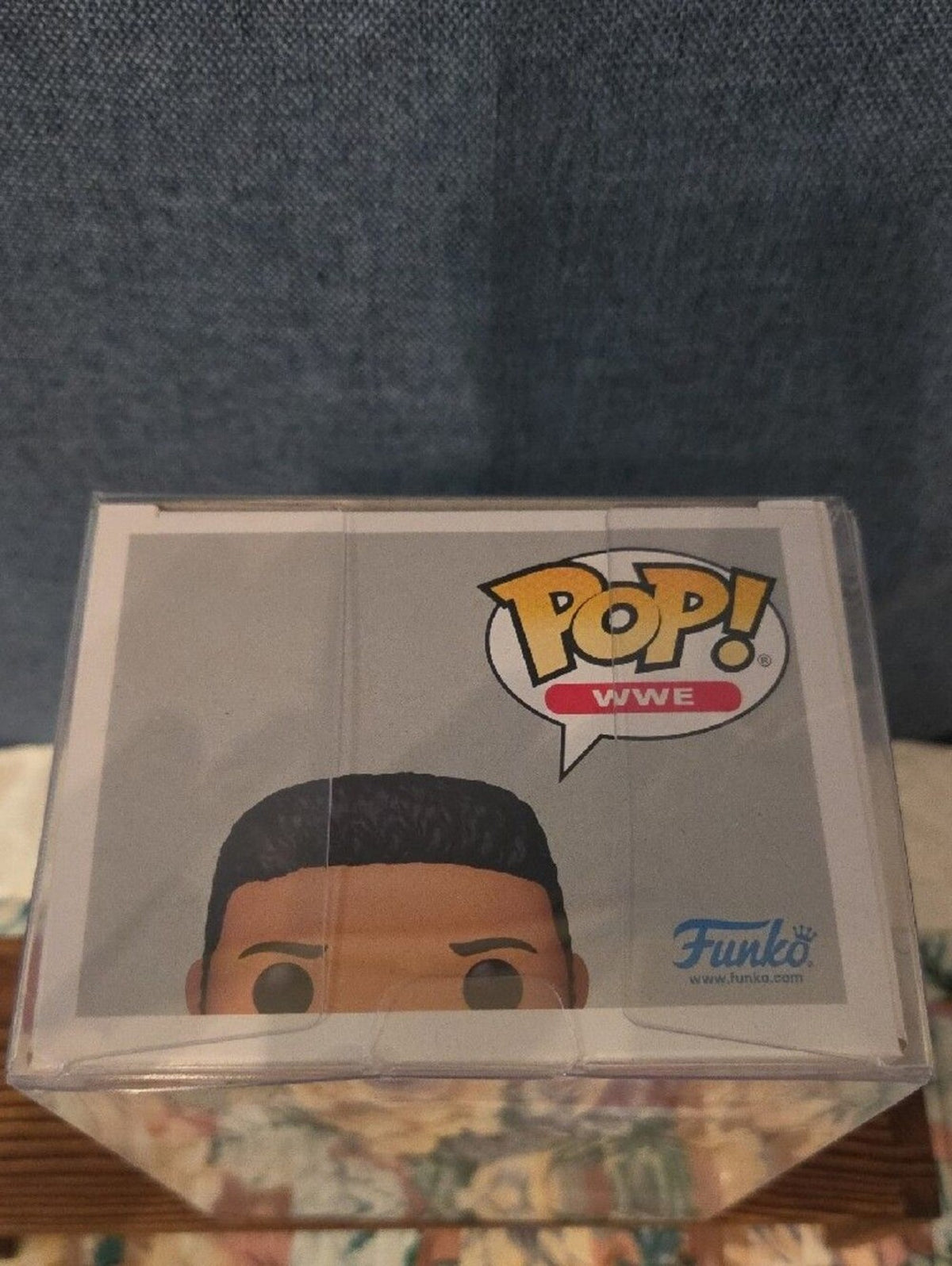 Funko Pop WWE 189 The Rock Dwayne Johnson Black Shirt Vinyl Figure w Protector