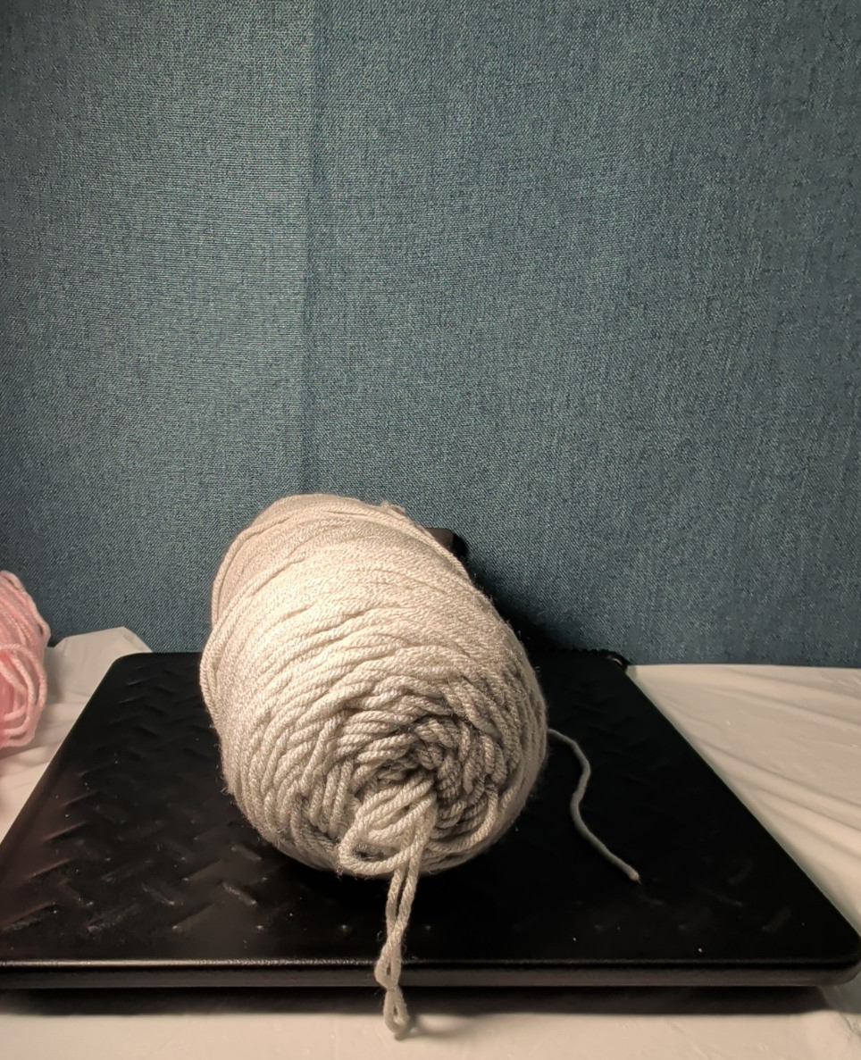 Assorted Yarn 12oz Baby Pink & Light Grey Silver Crochet Knitting Destash