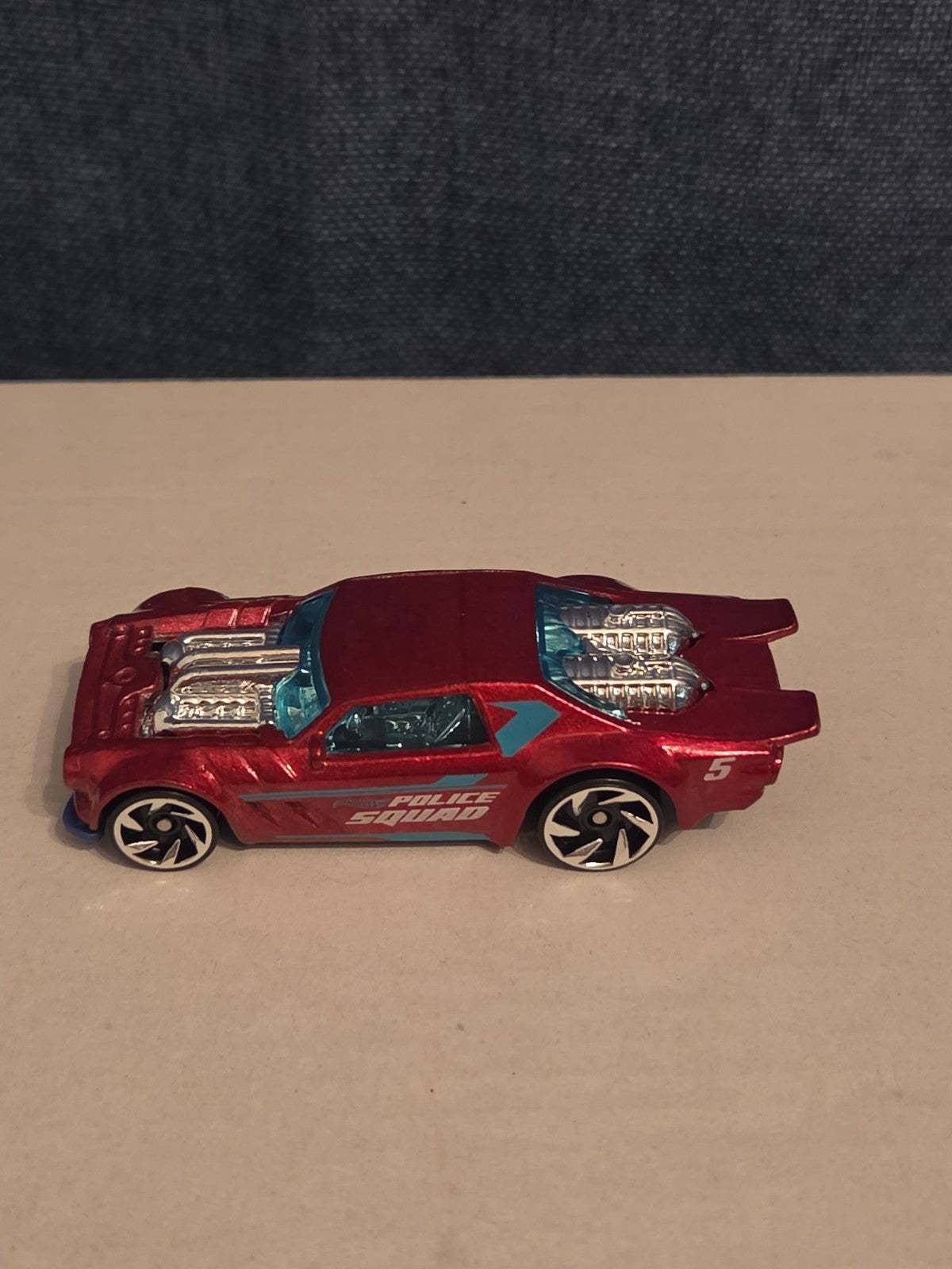 Hot Wheels Night Shifter Police Squad Red Metallic  HW City Loose 1:64 Car