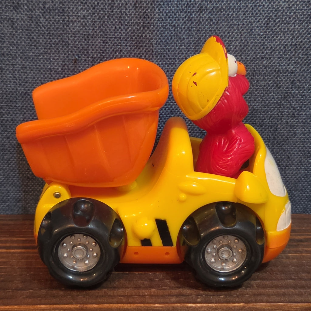 Sesame Street Elmo Dump Truck Plastic Construction Toy 2001