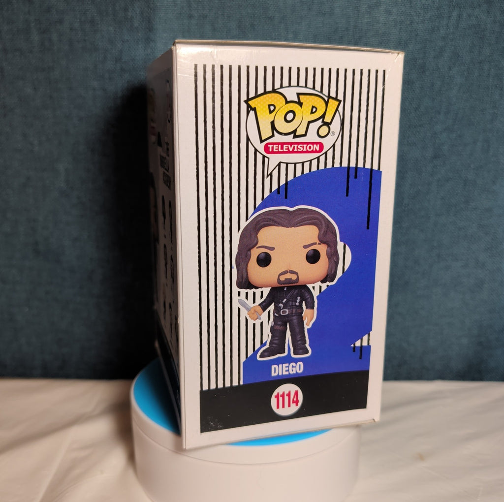 Funko Pop Television Umbrella Academy Diego 1114 Vinyl Figure in Box w Protector