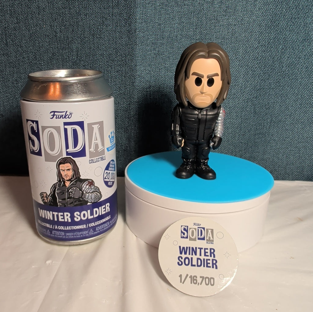 Funko Soda Winter Soldier Marvel MCU Vinyl Figure 1/16,700 w Can