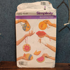 Simplicity 4989 Donna Lang Novelty Wristlet Bag Pattern Y2K
