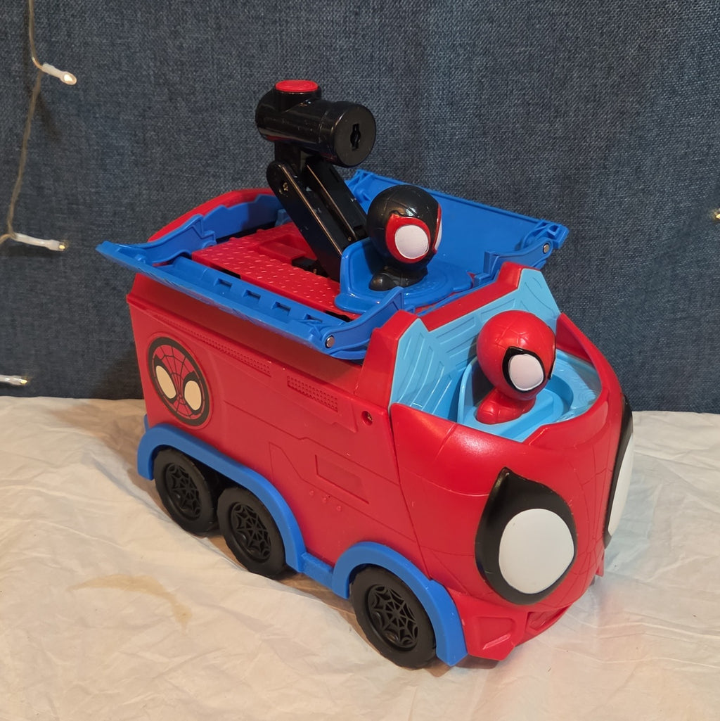 Spidey & His Amazing Friends Web Spinning Hauler Transforming Vehicle 3 In 1