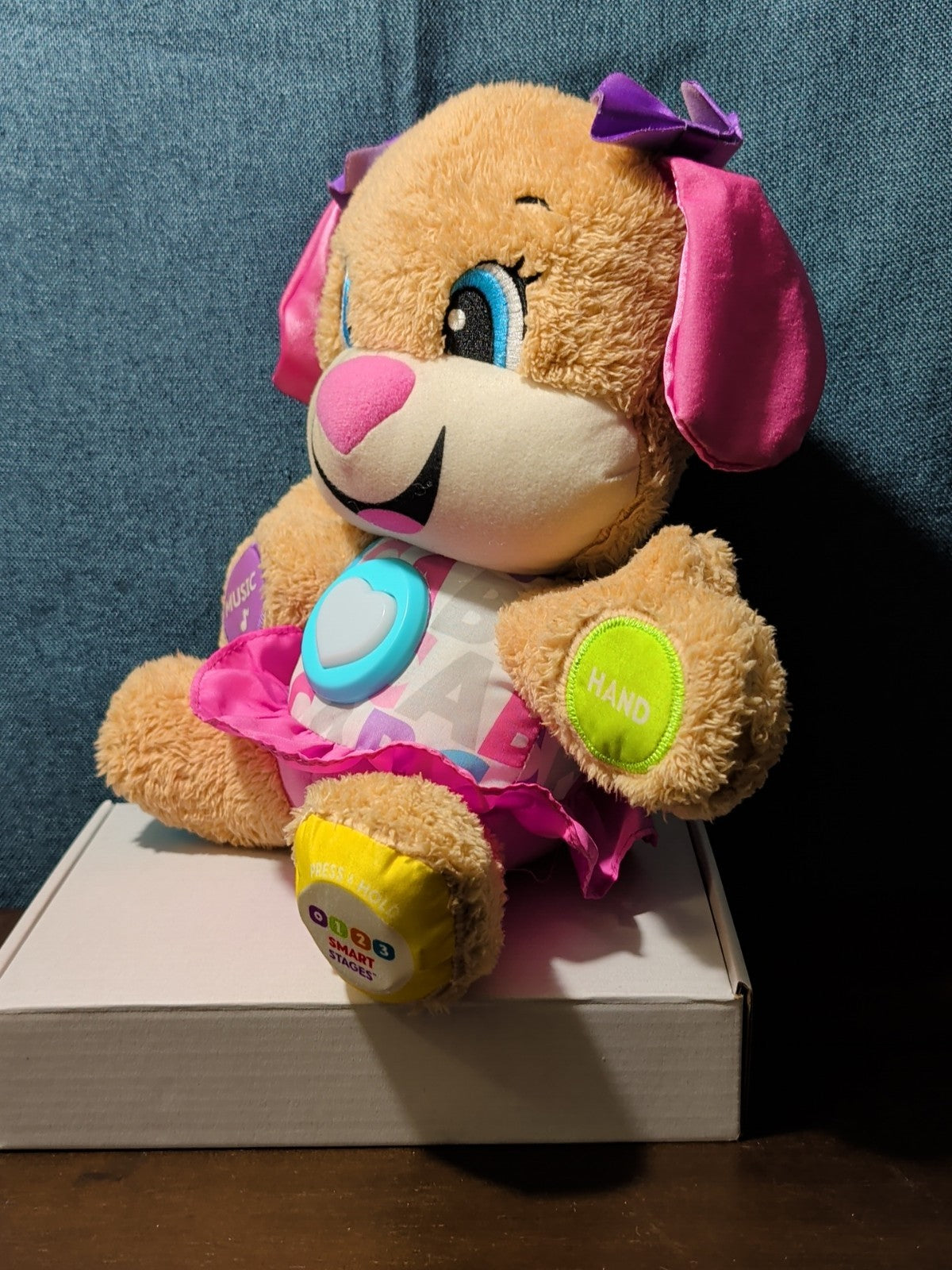 Fisher-Price Laugh & Learn Smart Stages Sis Puppy Interactive Plush Educational