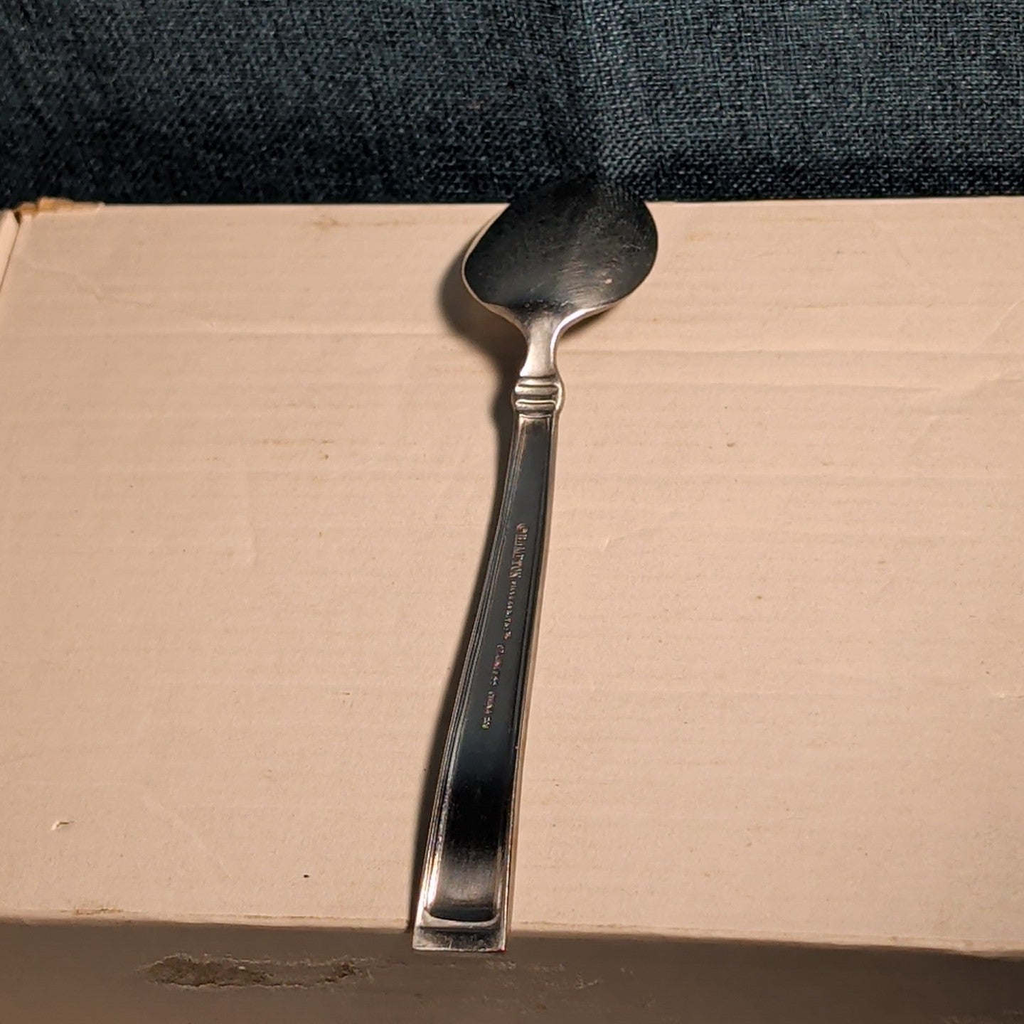 Set of 4 Hampton Silversmiths PORTFOLIO Glossy Spoons | 18/0 Stainless 208