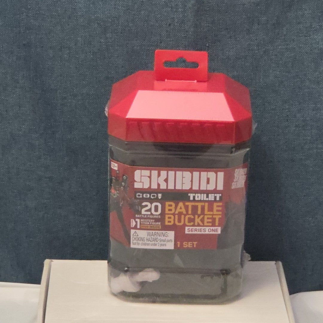 Skibidi Toilet Battle Bucket Series 1 New Sealed 20 Figures Mystery Titan NIB