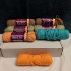 Vintage Columbia Minerva Persian Wool Yarn 7 Skeins 100% Virgin Wool Needlepoint