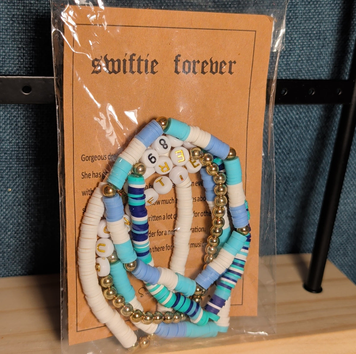 Swiftie Forever 5-Piece Beaded Bracelet Set Eras Tour Y2K NWT