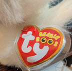 TY Beanie Boos Austin White Owl 6" Plush Gold Eyes Kawaii MWMTs