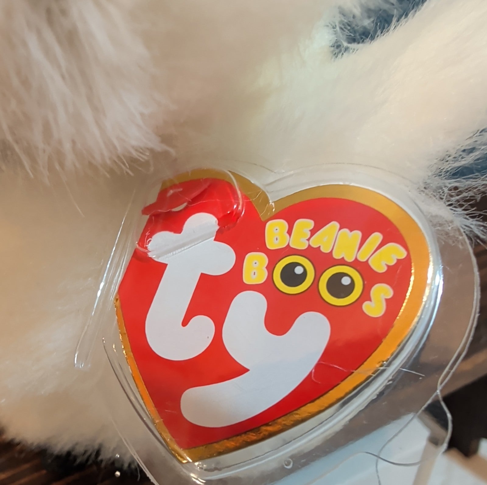 TY Beanie Boos Austin White Owl 6" Plush Gold Eyes Kawaii MWMTs