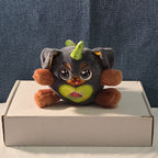 ZURU Rainbocorn Sparkle Heart 4" Plush Gigi Rottweiler Watermelon