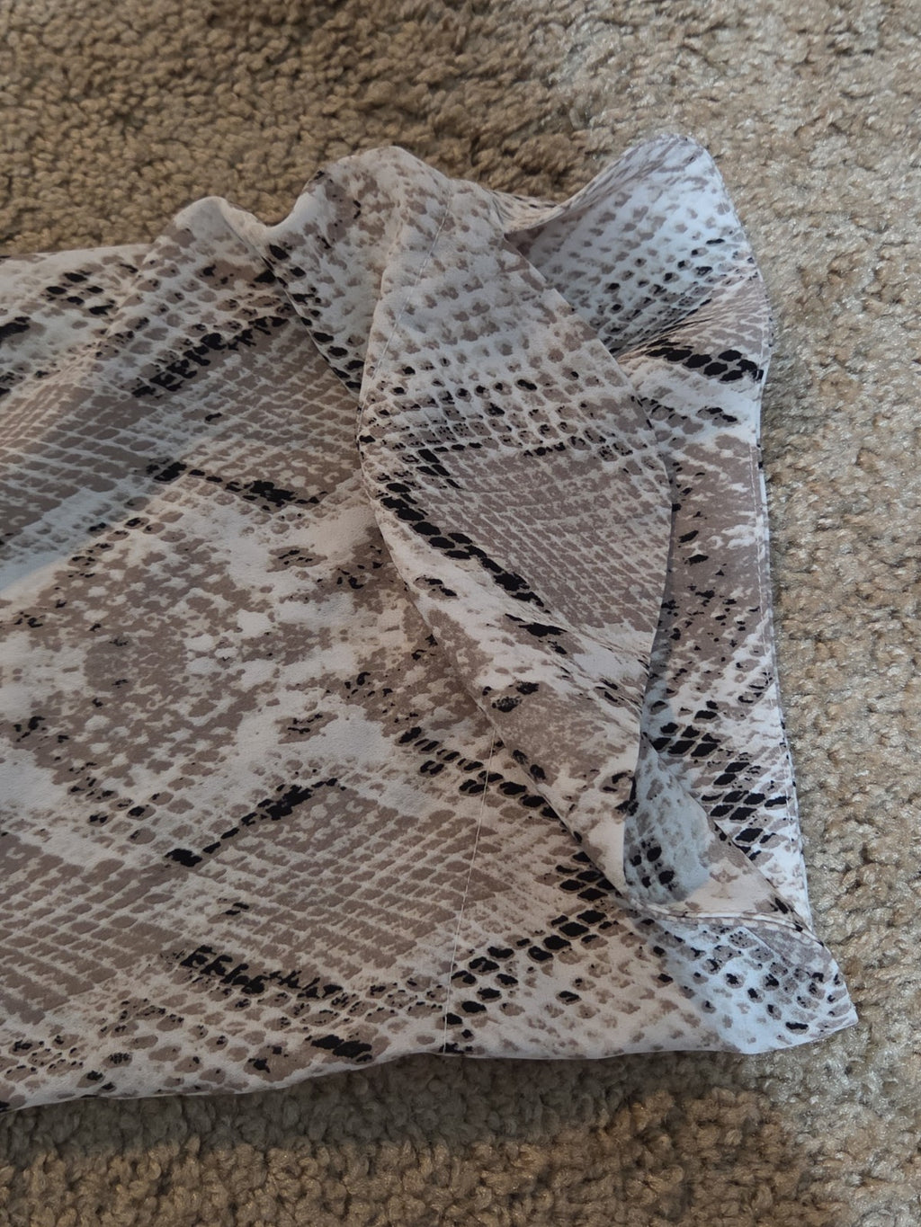 Apt 9 Snakeskin Kimono Cardigan Animal Print Top L/XL Gently Worn RN 73277