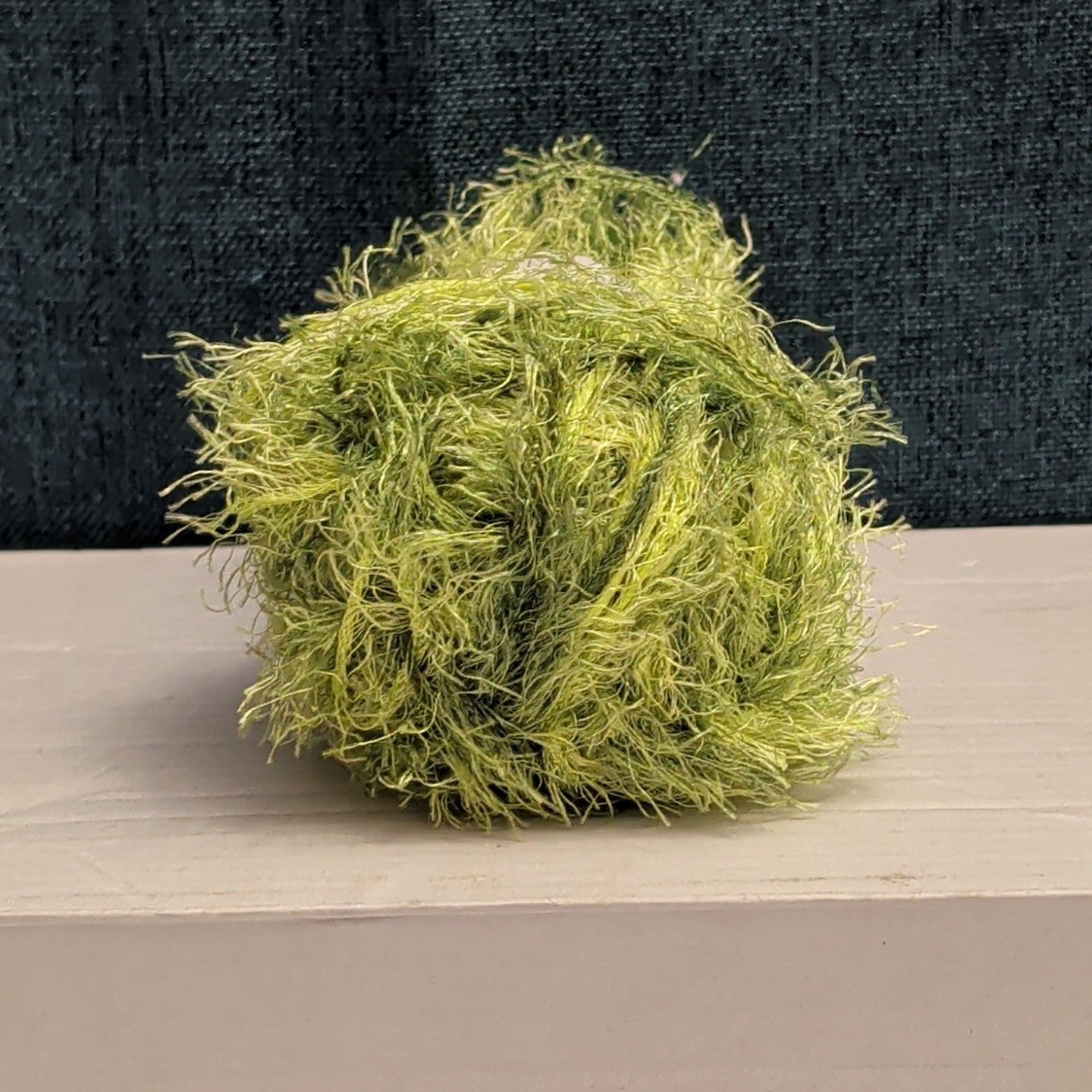 Red Heart Foxy Eyelash Yarn Lime Green