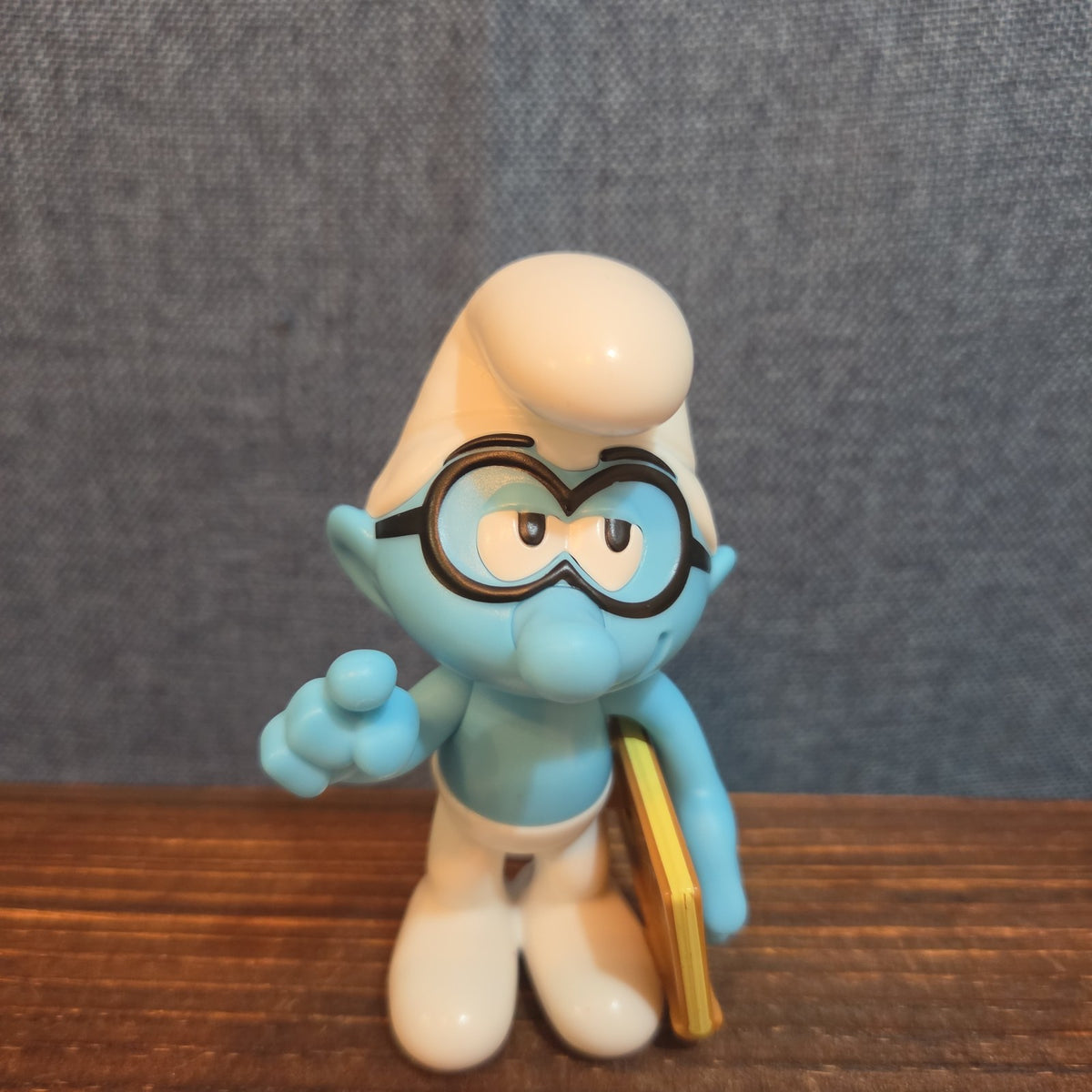 Peyo BKC Brainy Smurf PVC Figure 2024 Nostalgic Cartoon Toy