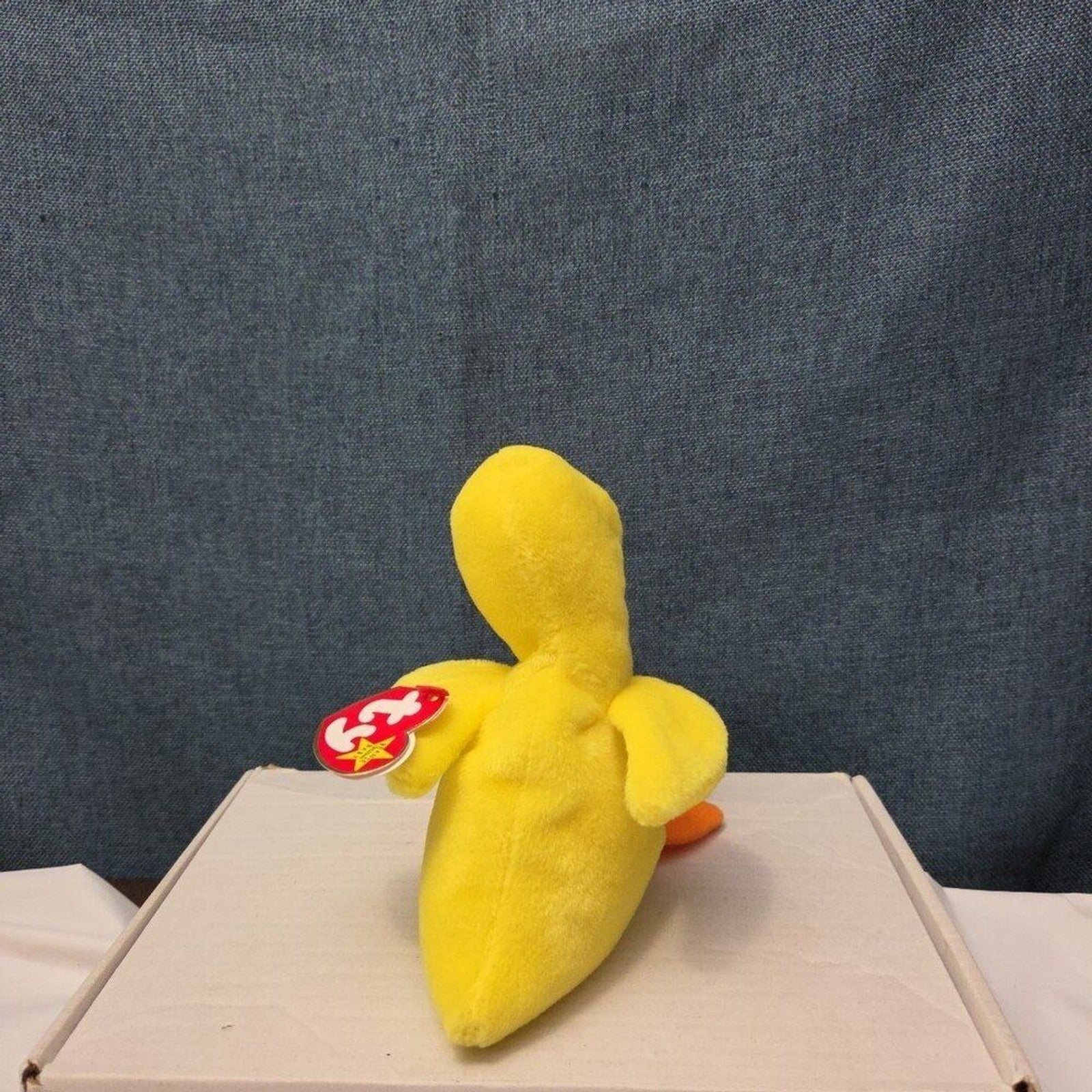 TY Beanie Baby QUACKERS the Duck 1994 Mint Plush Mint Tags Vintage Yellow Plush