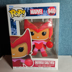Funko Pop! Marvel Gingerbread Scarlet Witch 940 with Protective Case