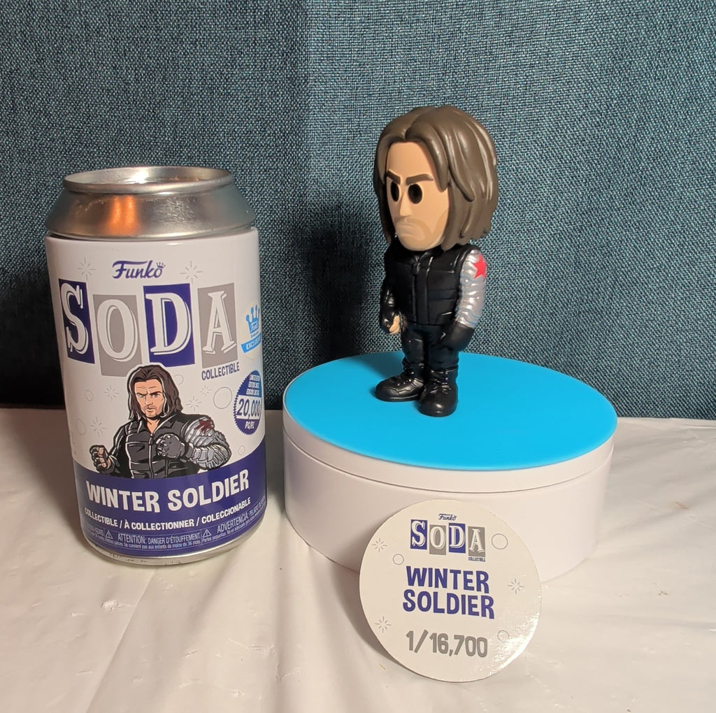 Funko Soda Winter Soldier Marvel MCU Vinyl Figure 1/16,700 w Can