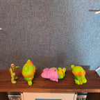 McDonalds Sanrio TMNT Happy Meal Toy Lot 4 Plastic Figures 2025