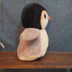 Ty Pongo Penguin Plush Beanie 6" Big Blue Eyes Y2K