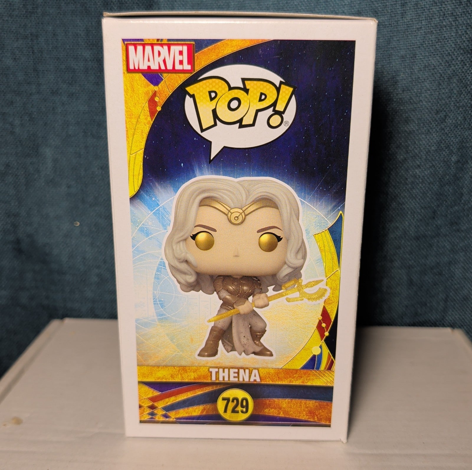 Funko POP! : Marvel Eternals #729 - Thena New in Box with Protector