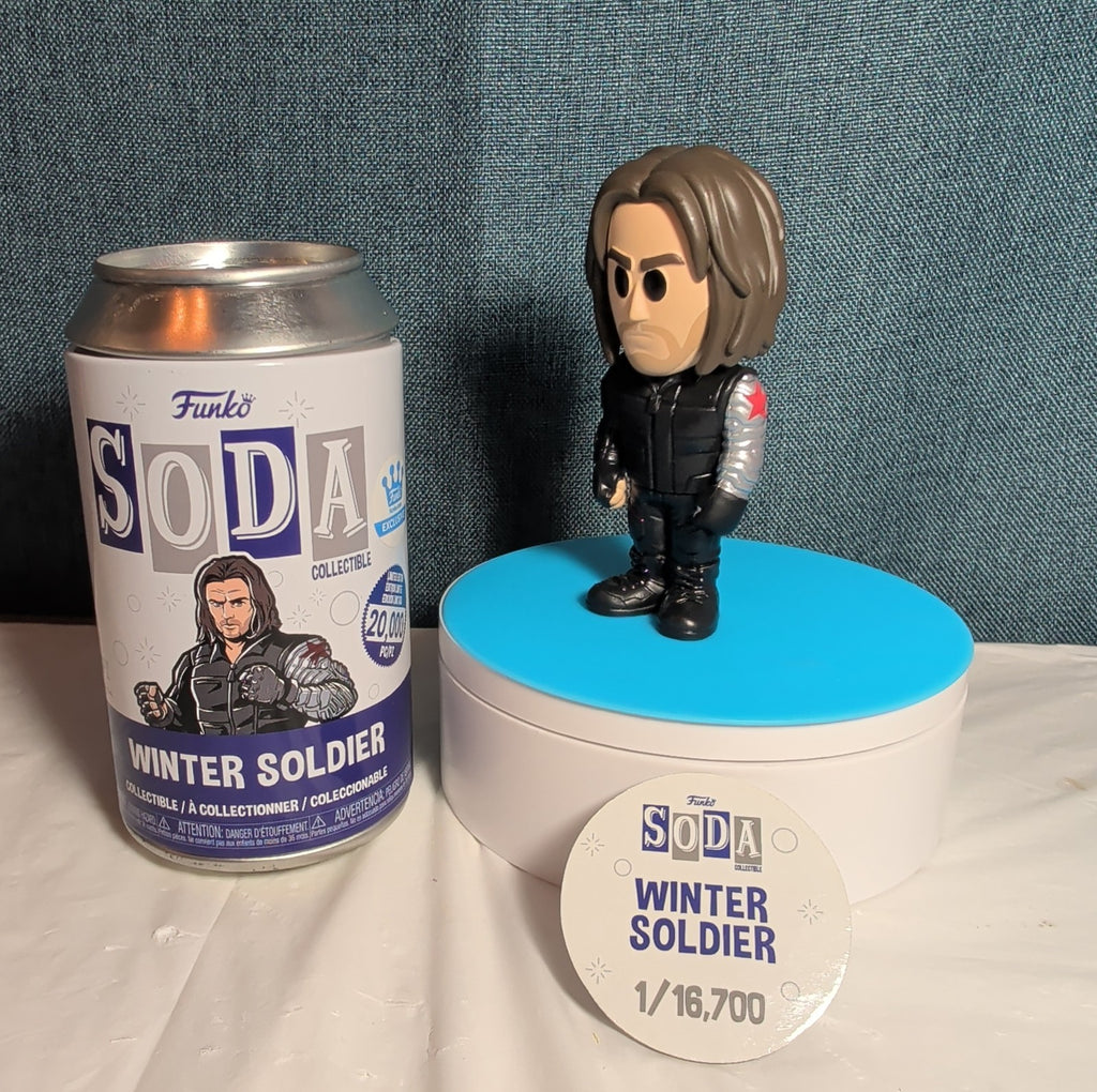Funko Soda Winter Soldier Marvel MCU Vinyl Figure 1/16,700 w Can
