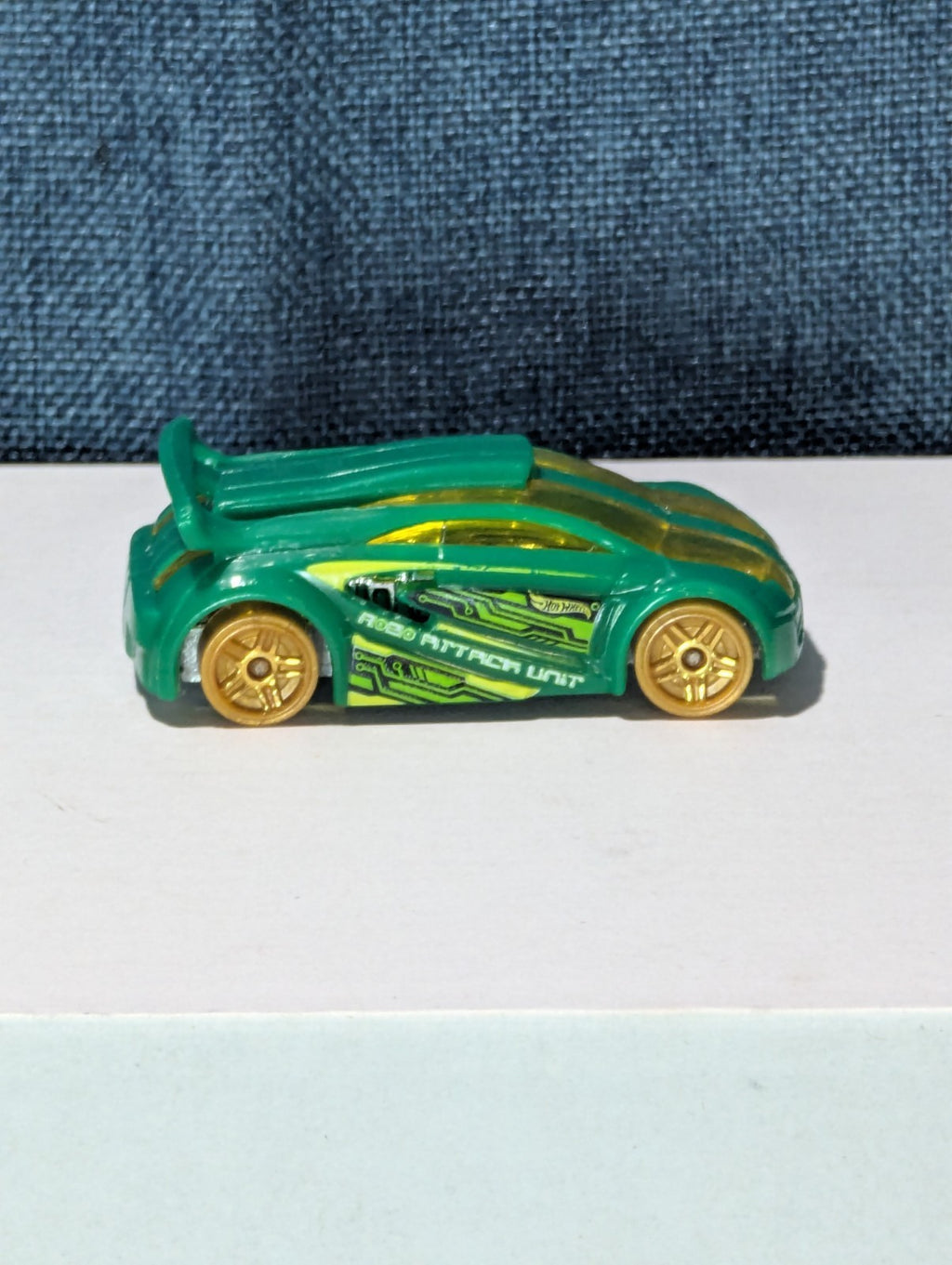 Hot Wheels Technetium Green Diecast Car | Nitrobot Attack Set Exclusive | Track