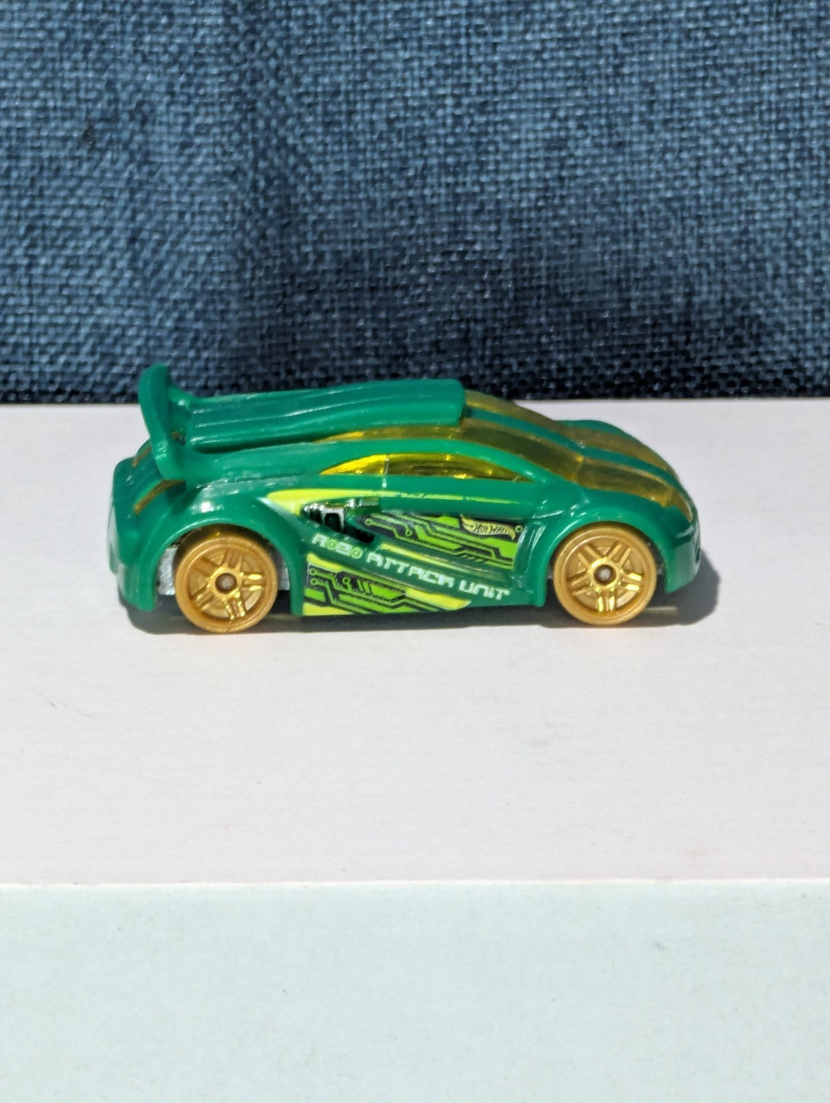 Hot Wheels Technetium Green Diecast Car | Nitrobot Attack Set Exclusive | Track