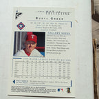 2000 Topps Gallery Rusty Greer #4 Texas Rangers Canvas Texture Baseball Card