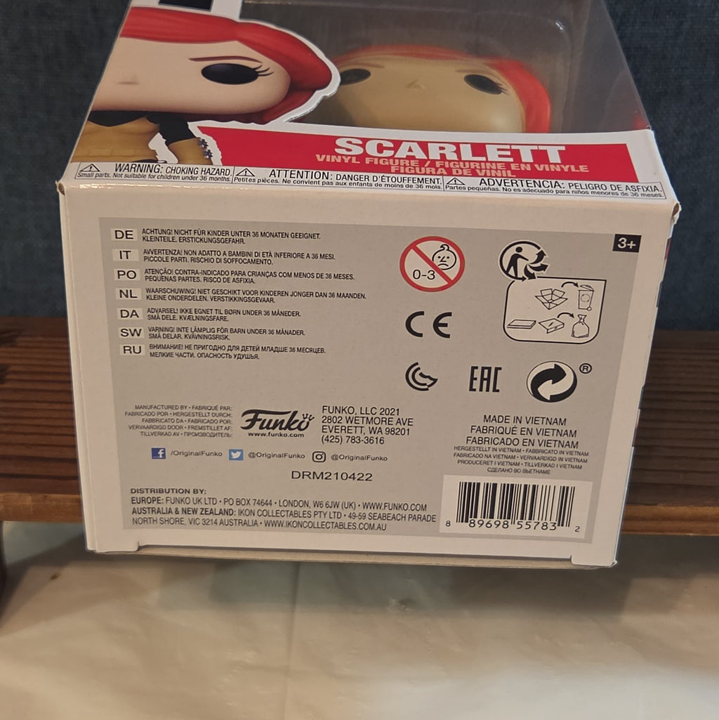 Funko Pop Retro Toys G.I. Joe Scarlett #74 New in Box with Protector