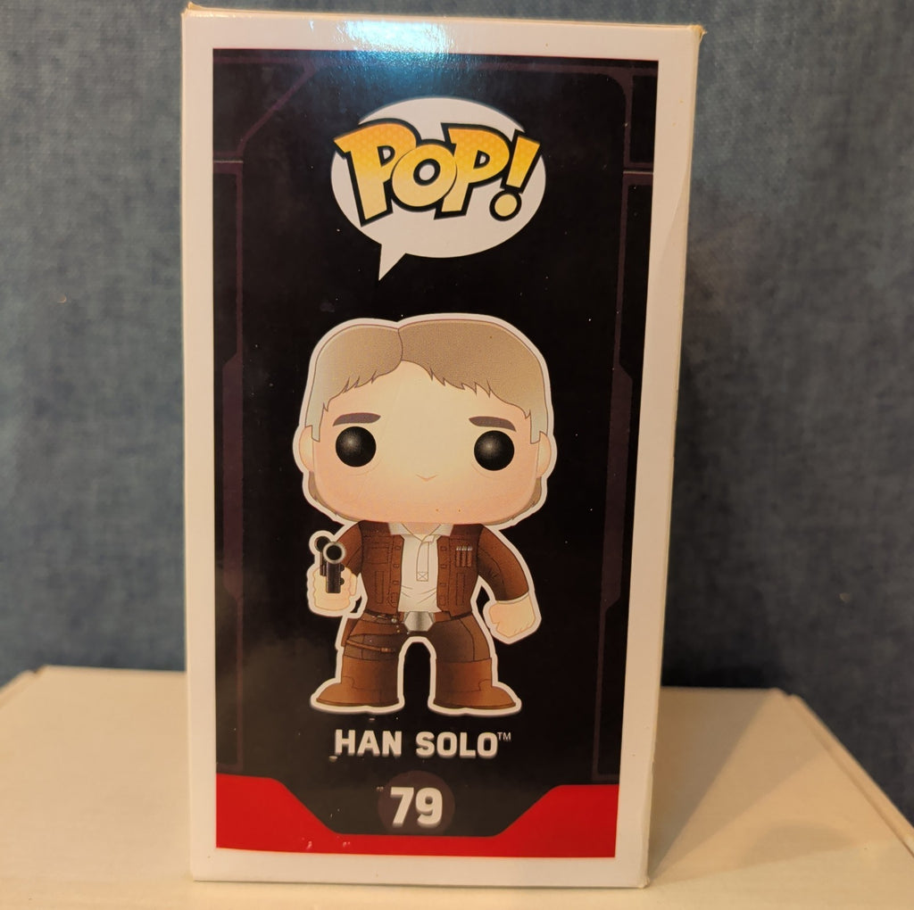 Funko POP! Star Wars Han Solo #79 Force Awakens Vinyl in Box with Protector