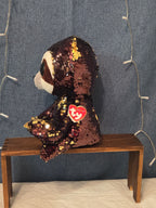 Limited TY Flippables Dangler Sloth 9" Sequin Plush WT