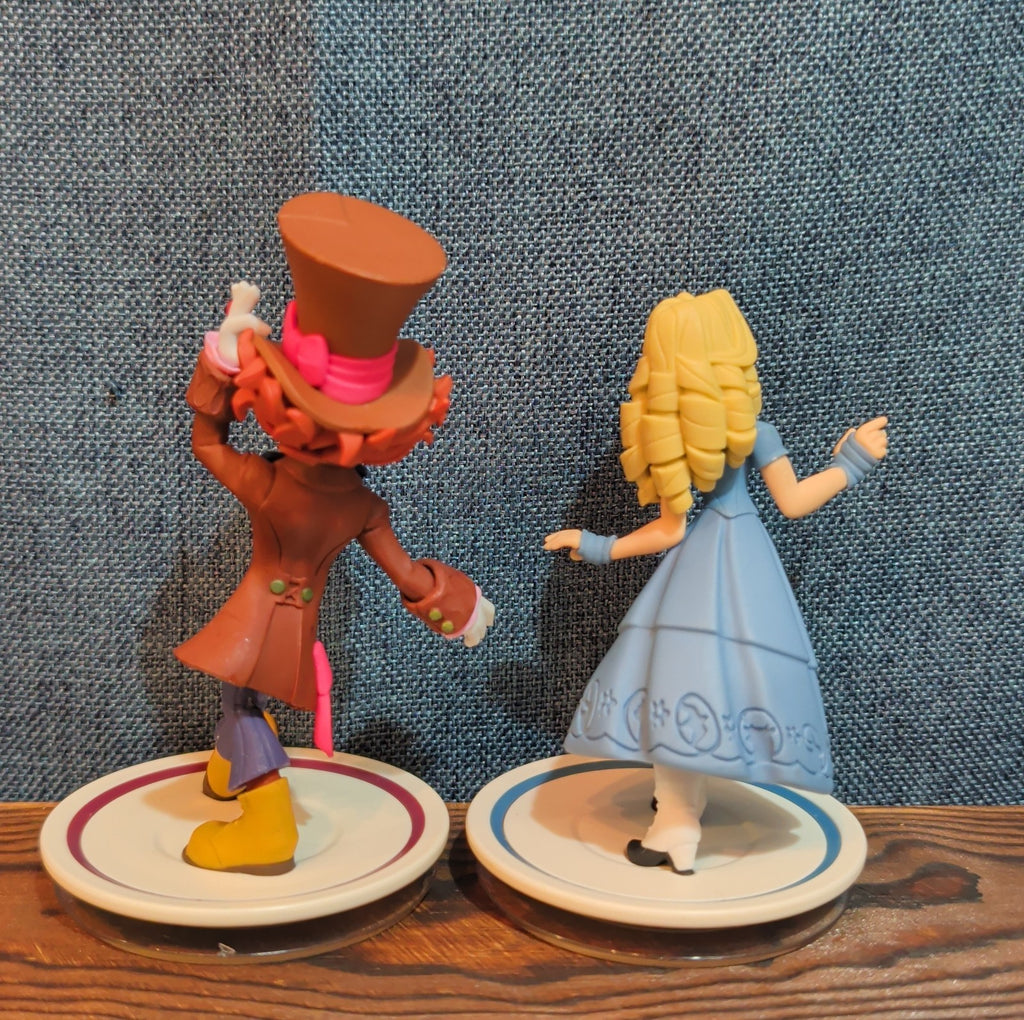 Disney Infinity 3.0 Alice & Mad Hatter Alice in Wonderland Character Figures Set