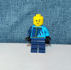 LEGO City Monster Truck Driver Minifigure cty1760 Flame Racing Jacket Loose