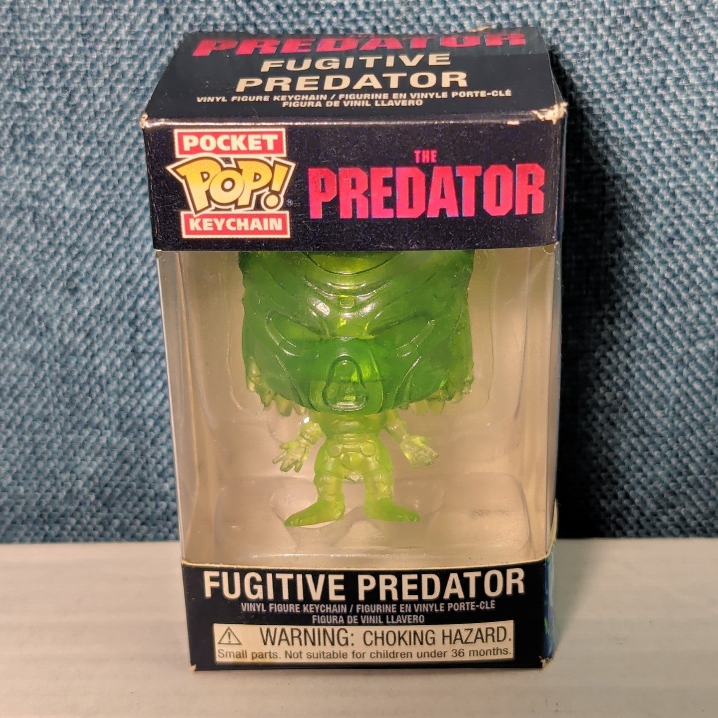 Funko Pocket POP Keychain Fugitive Predator Clear Green EXCLUSIVE