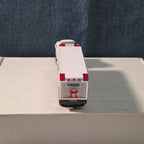 2021 Hess Mini Toy Truck Semi Hauler with Race Car White & Green Collectible