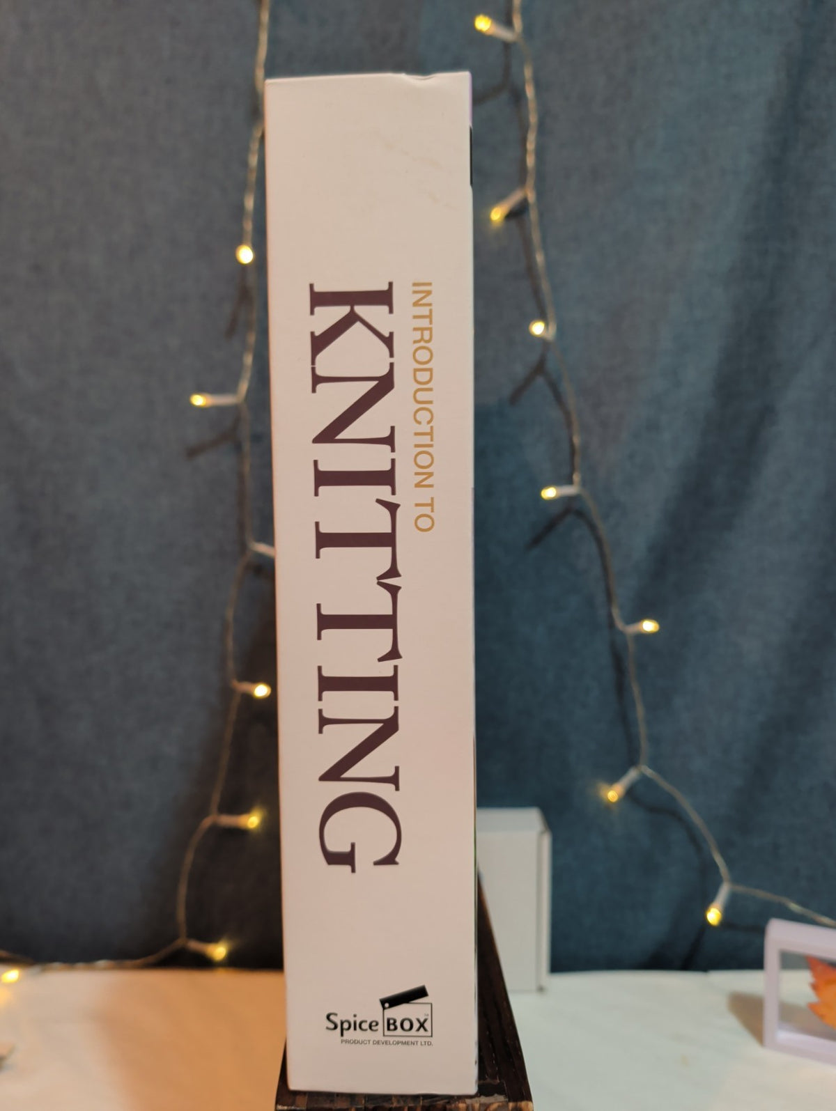 SpiceBox Intro To Knitting Learn To Knit Craft Kit Bamboo Needles