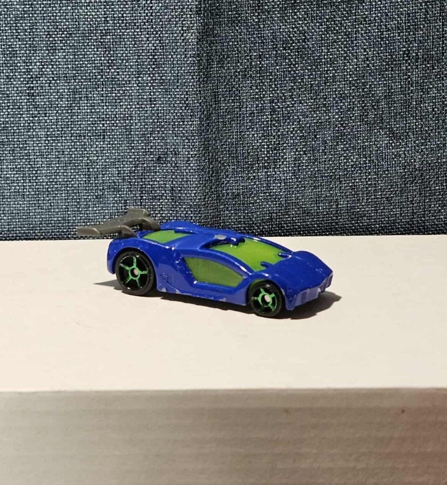 2012 Hot Wheels McDonald's Happy Meal | Blue REV ROD | Team Hot Wheels | Good