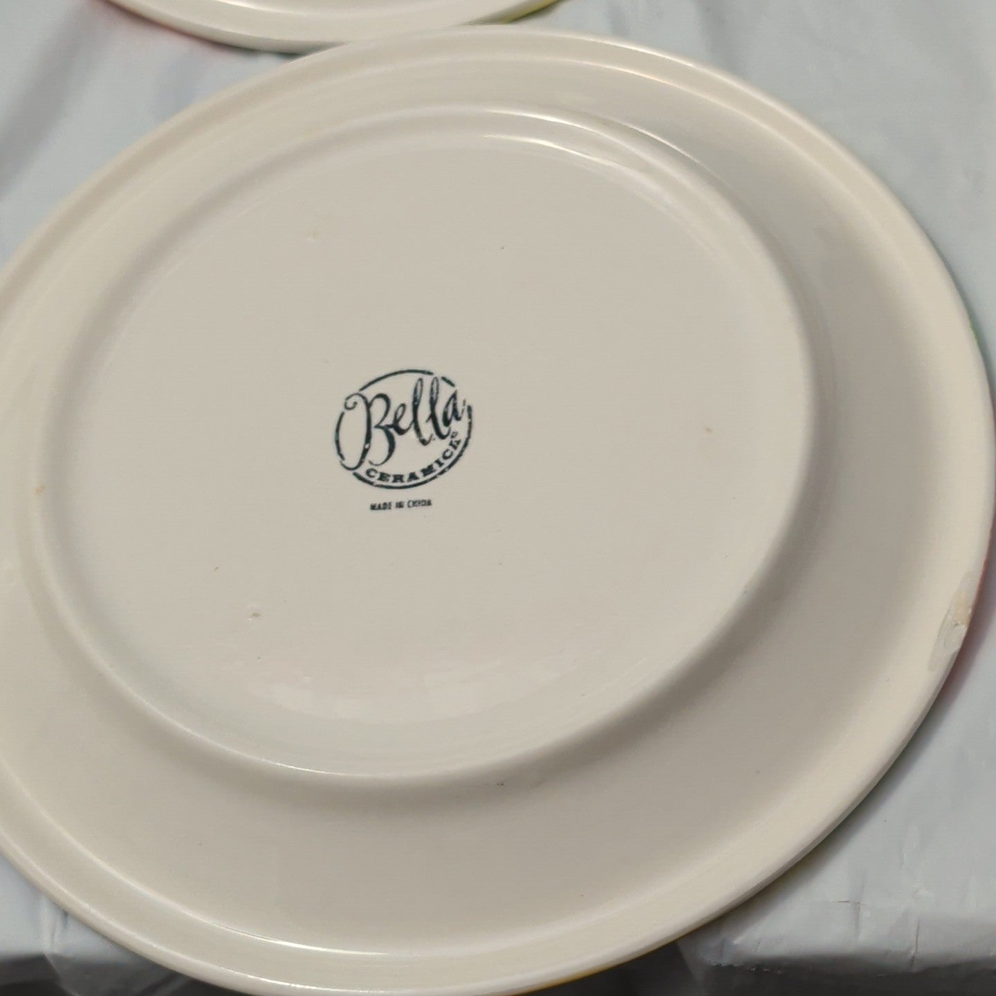 Bella Ceramica ALFRESCO FRUIT Dinner Plates | 10.75" Hand Painted | Set of 7