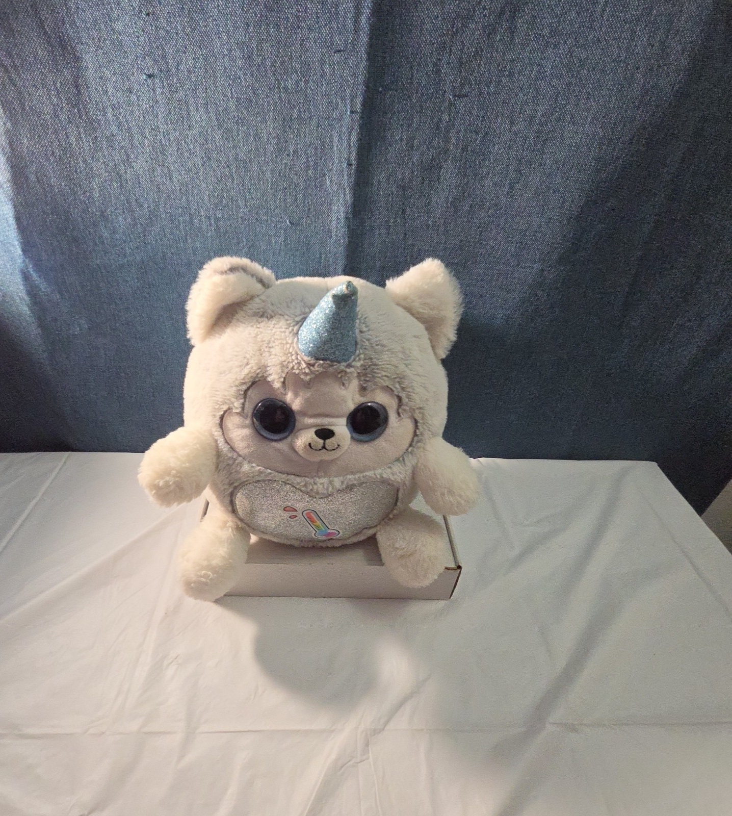 ZURU Rainbocorn Puppycorn Rescue Husky Plush 10" Houdini Thermometer