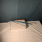 Boye Size 5 Aluminum Knitting Needle 14 Inch Single Point Teal Blue 6328 Vintage