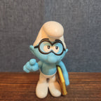 Peyo BKC Brainy Smurf PVC Figure 2024 Nostalgic Cartoon Toy