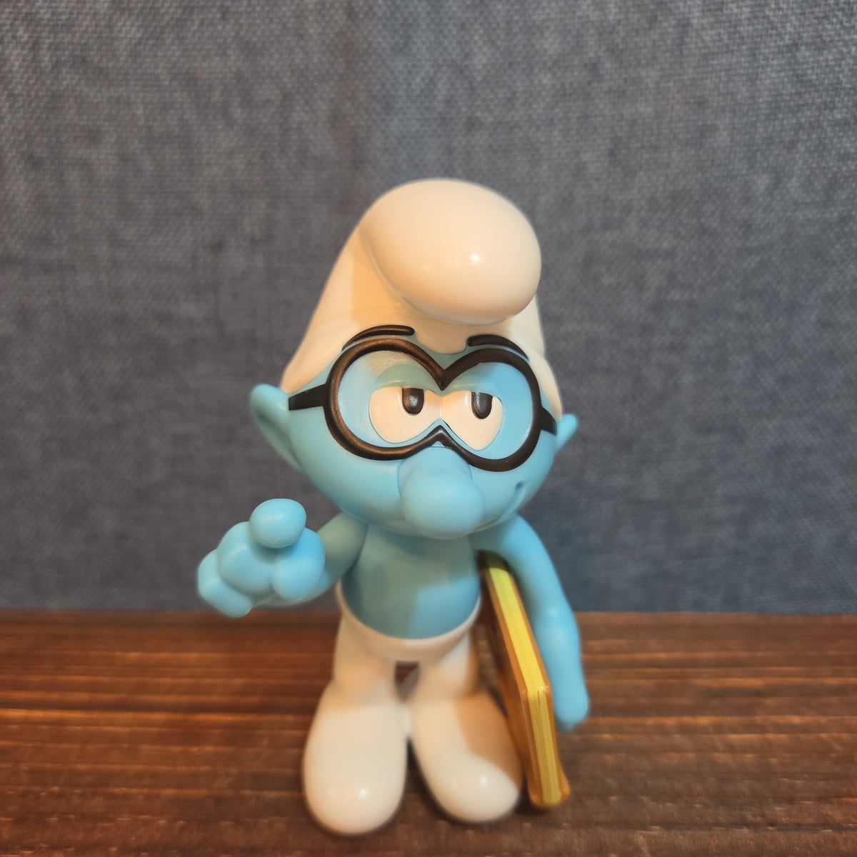 Peyo BKC Brainy Smurf PVC Figure 2024 Nostalgic Cartoon Toy