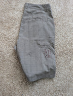 O'Neill Hybrid Boardshorts Men's Size 34 Gray Plaid Swim Trunks Walker Shorts